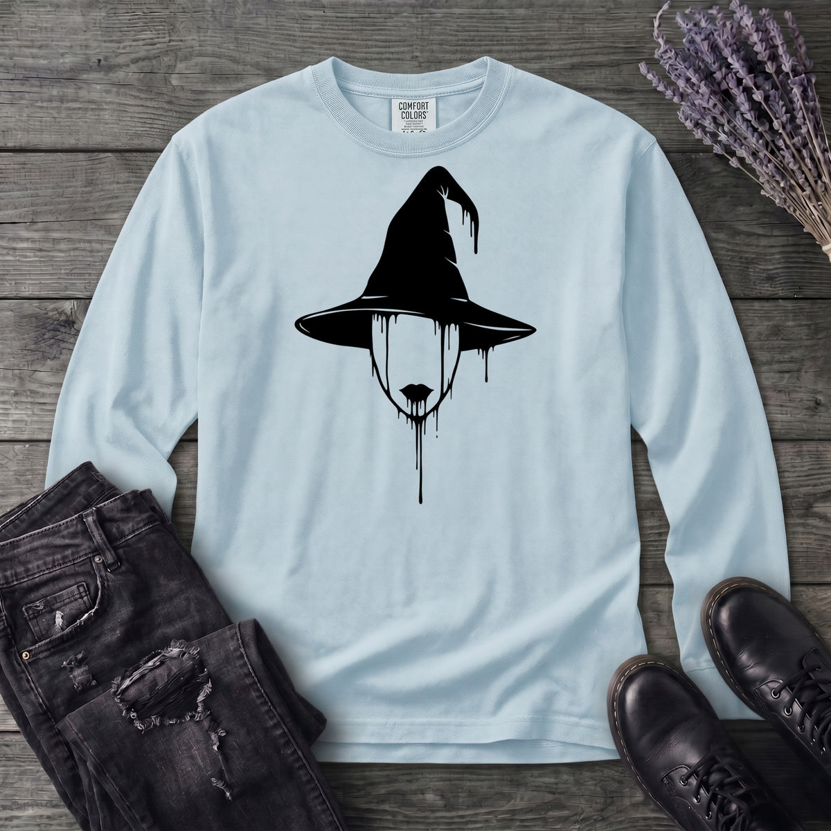 Shadow Drip Witch Long Sleeve T-Shirt