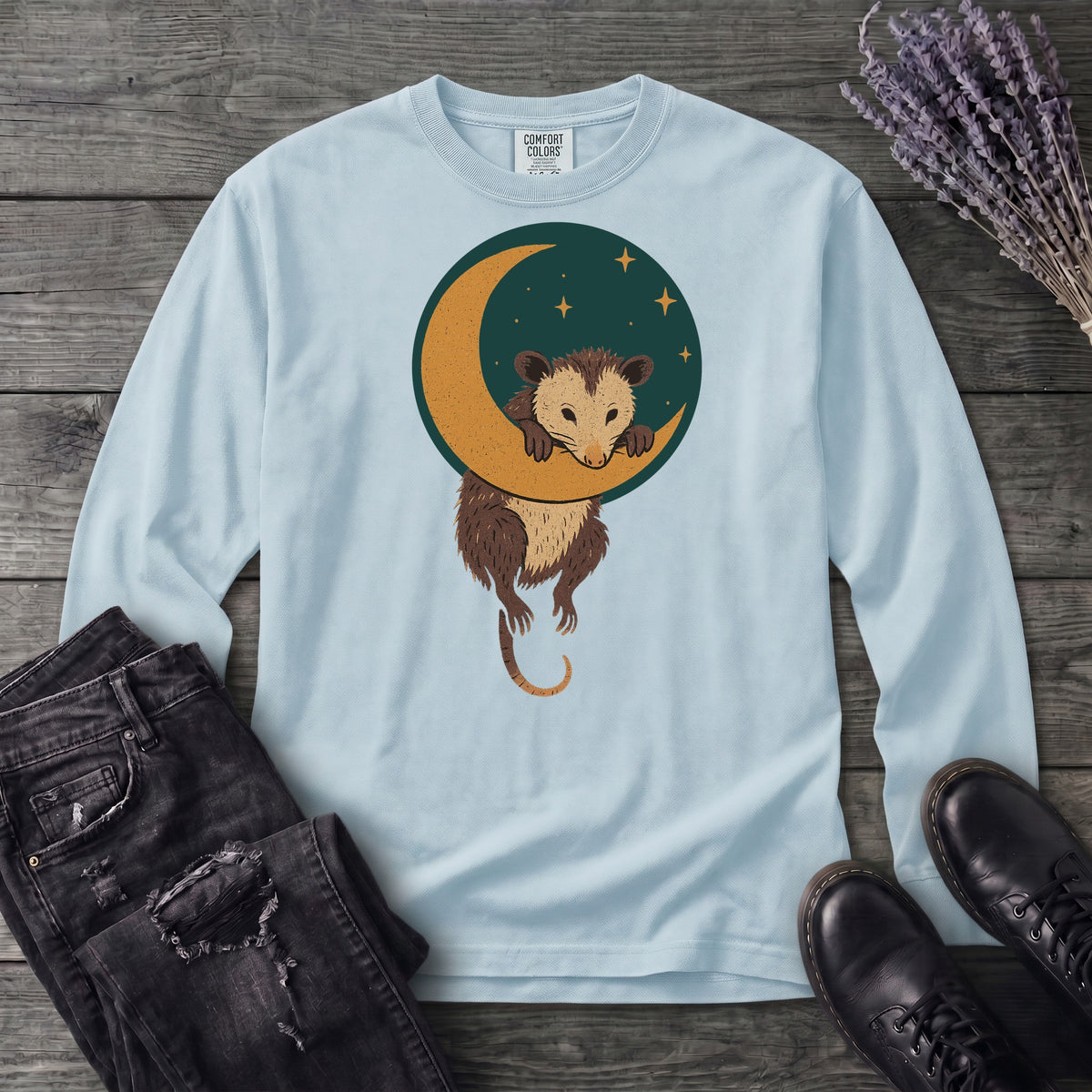 Possum Moon Long Sleeve T-Shirt