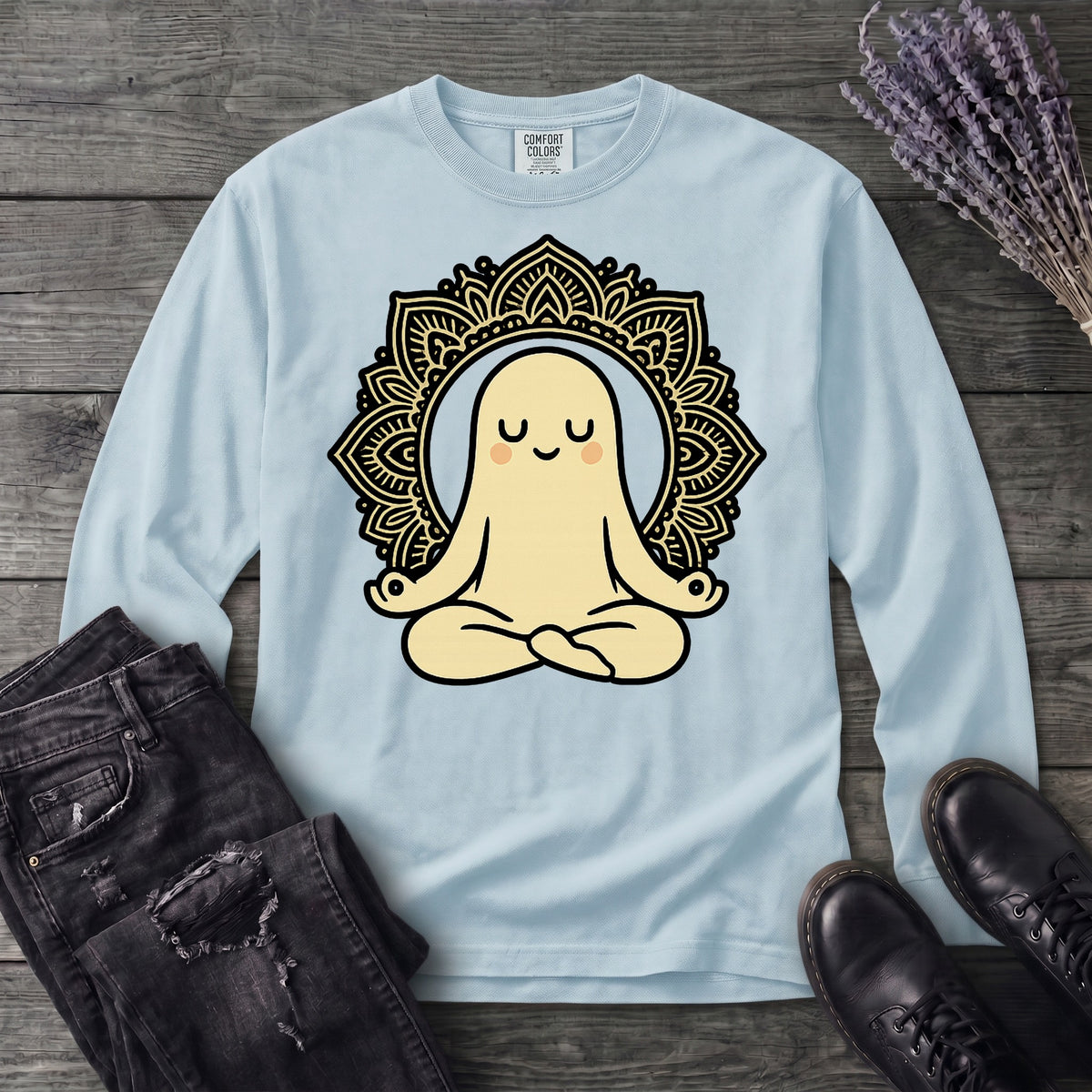 Lotus Ghost Long Sleeve T-Shirt