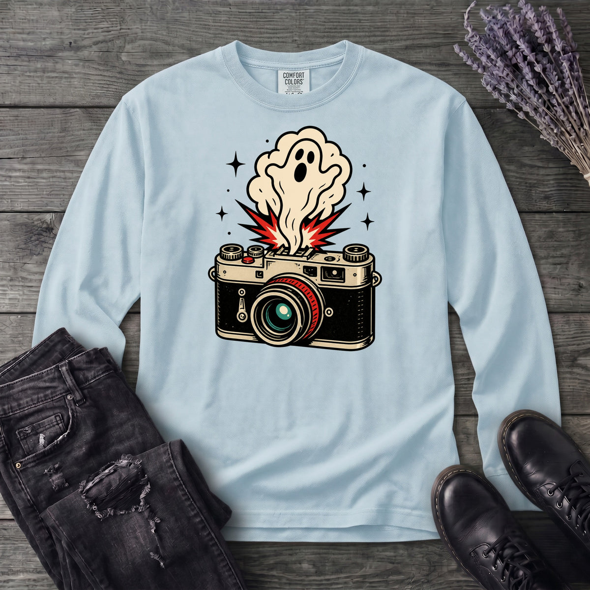 Ghost Flash Long Sleeve T-Shirt