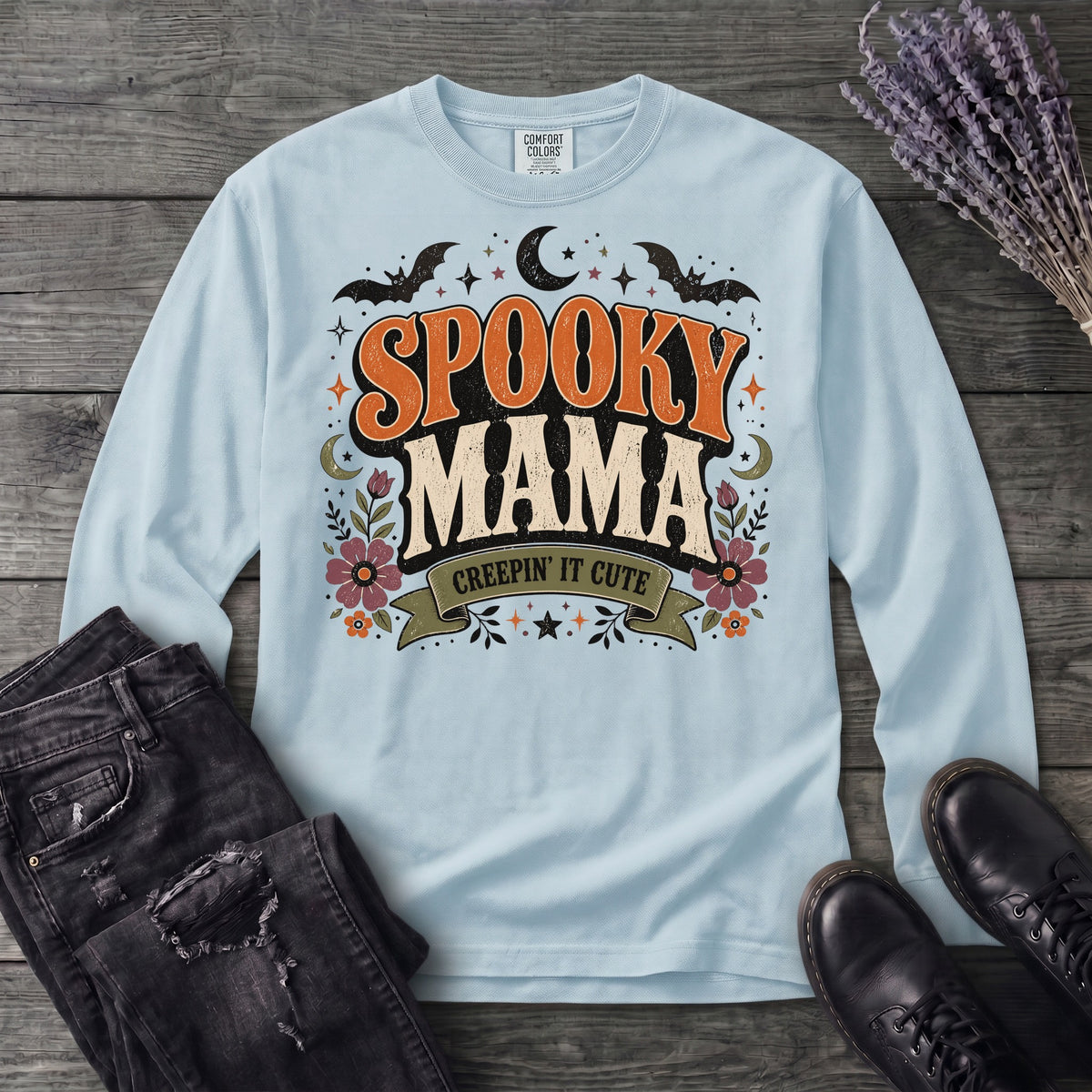 Spooky Mama Long Sleeve T-Shirt