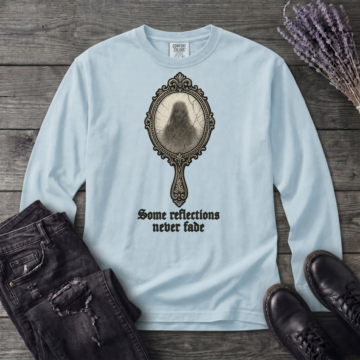 Some Reflections Never Fade Long Sleeve T-Shirt
