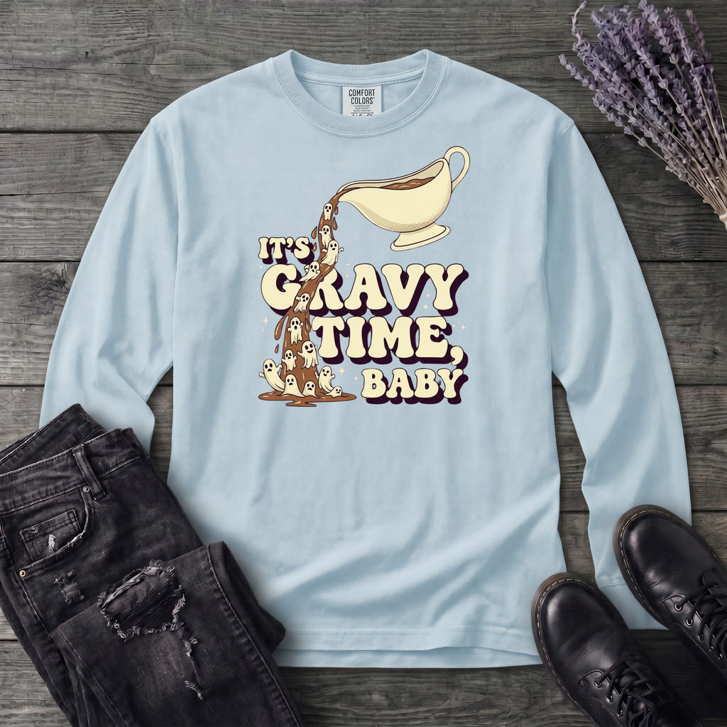 Its Gravy Time Baby Long Sleeve T-Shirt