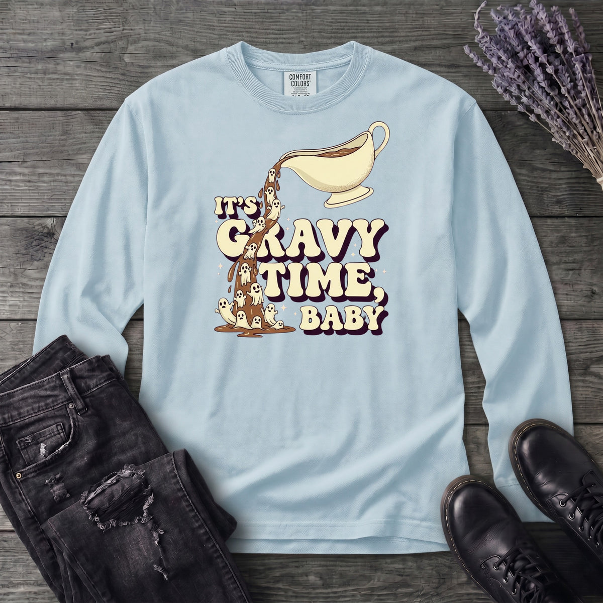 Its Gravy Time Baby Long Sleeve T-Shirt