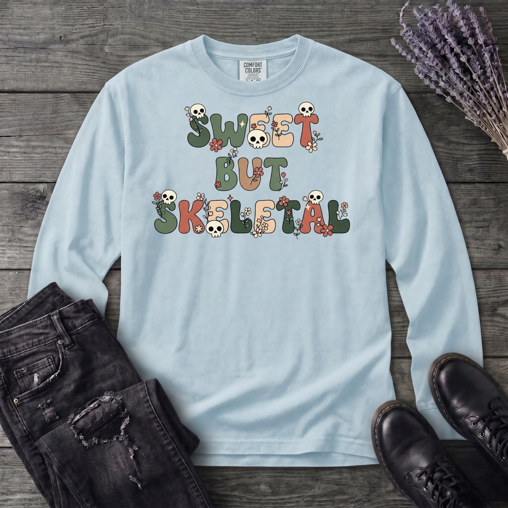 Sweet But Skeletal Long Sleeve T-Shirt