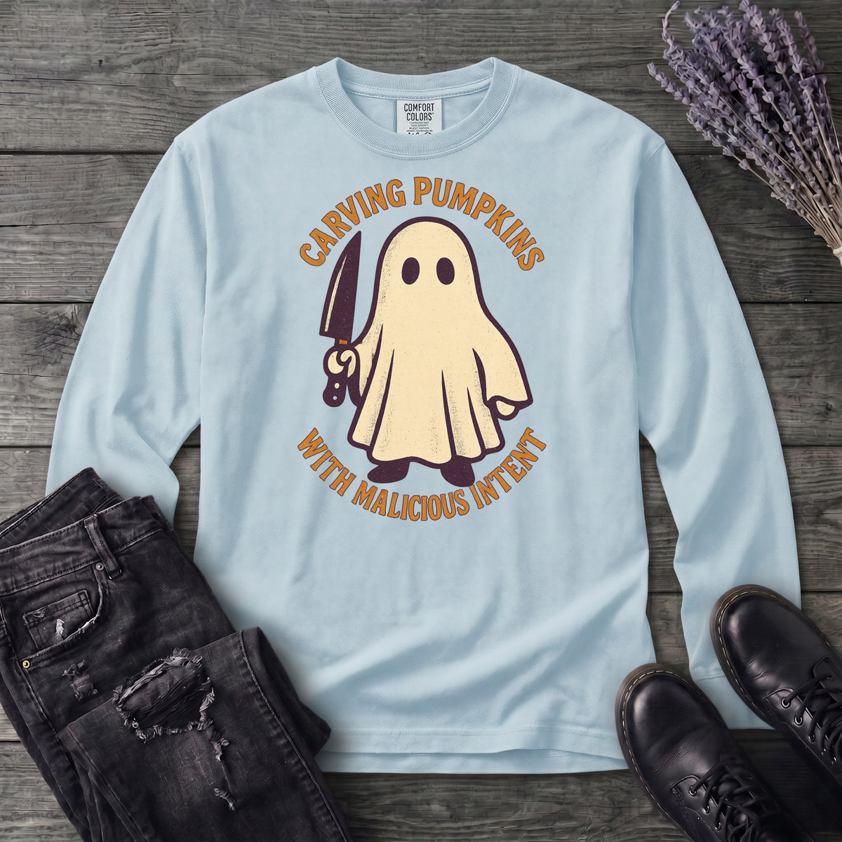 Carving With Malicious Intent Long Sleeve T-Shirt