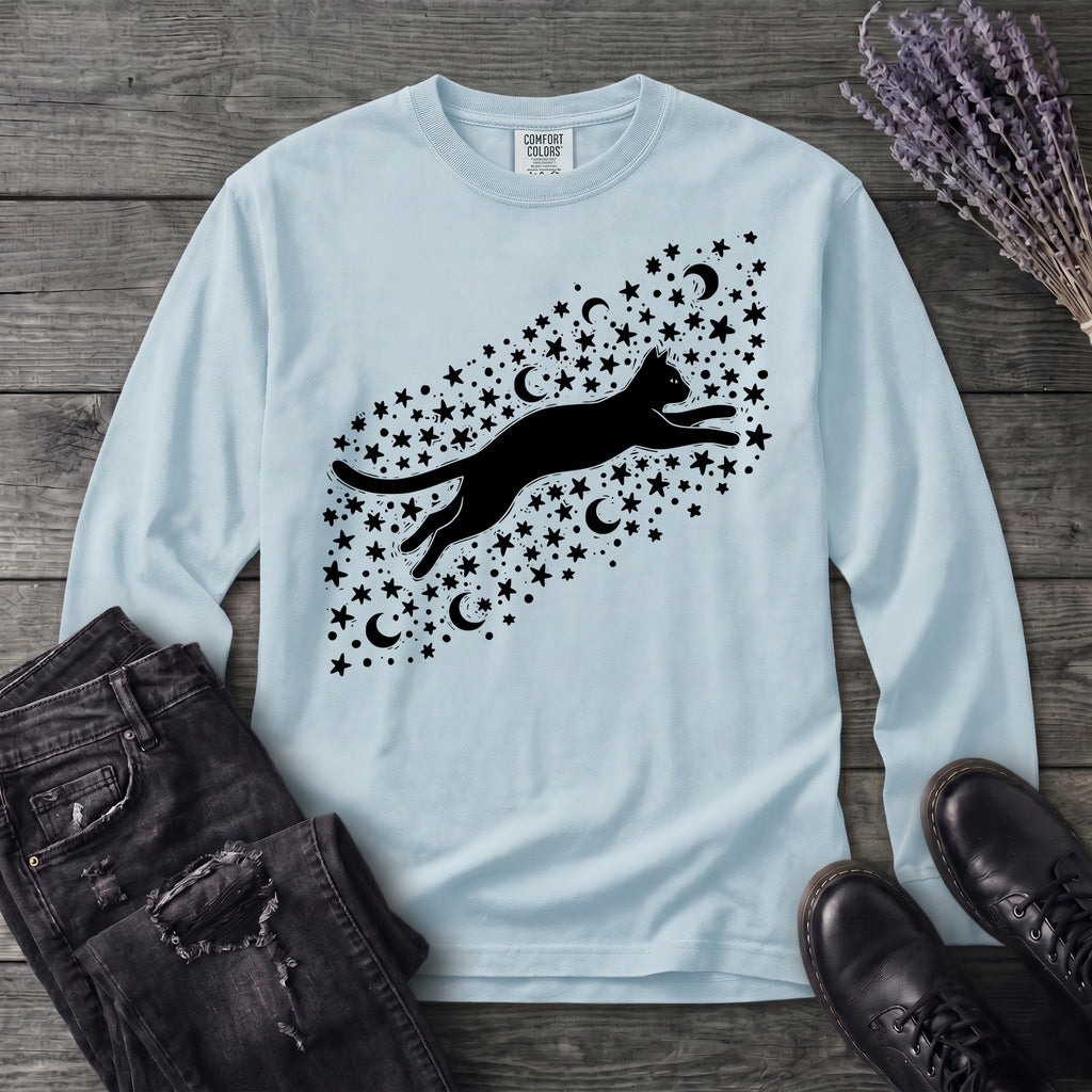 Celestial Cat Long Sleeve T-Shirt