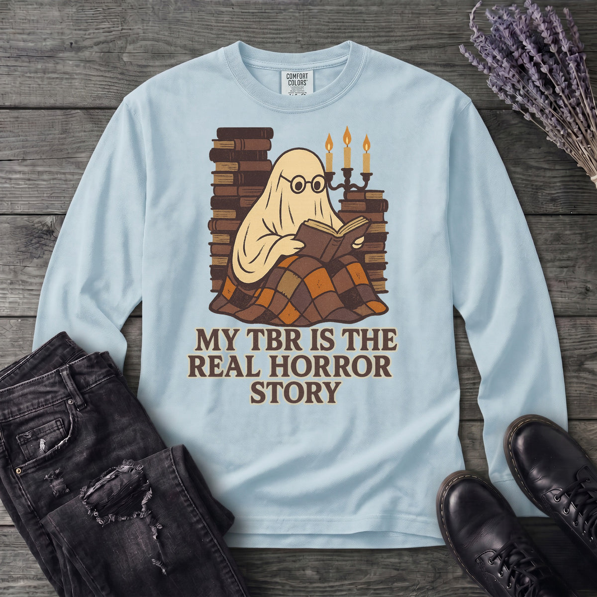 My Tbr Is The Real Horror Story Long Sleeve T-Shirt