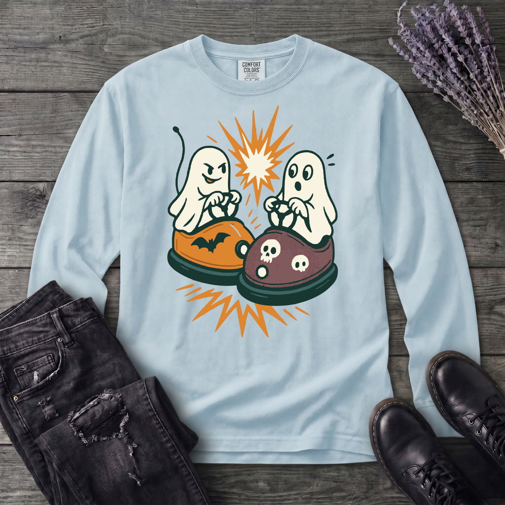 Ghost Bumper Cars Long Sleeve T-Shirt