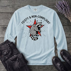 feisty non compliant raccoon Long Sleeve T-Shirt
