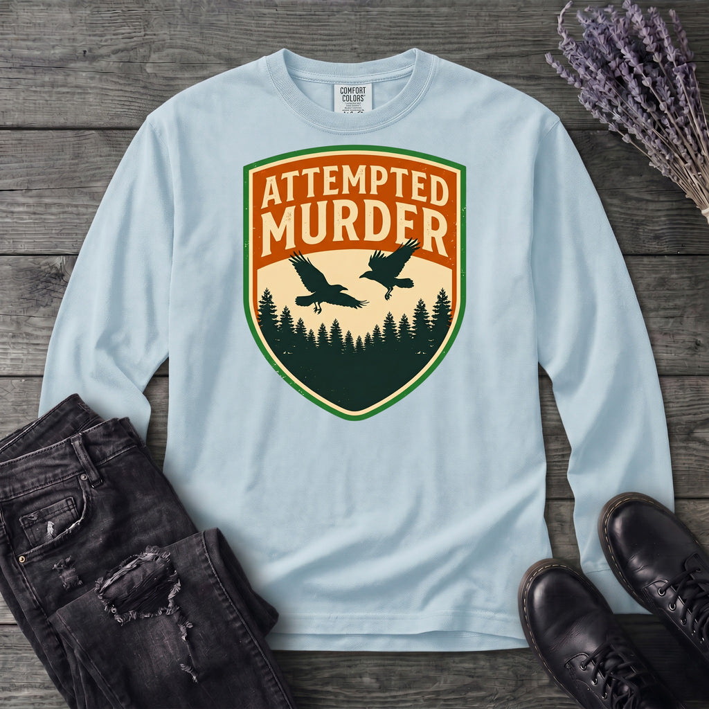 Attempted Murder Crows Long Sleeve T-Shirt
