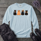 Black Cat Costume Party Long Sleeve T-Shirt