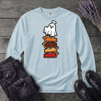 Stacked Pie Ghost Long Sleeve T-Shirt