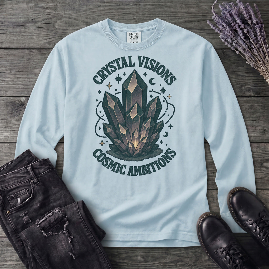 Crystal Visions Cosmic Ambitions Long Sleeve T-Shirt