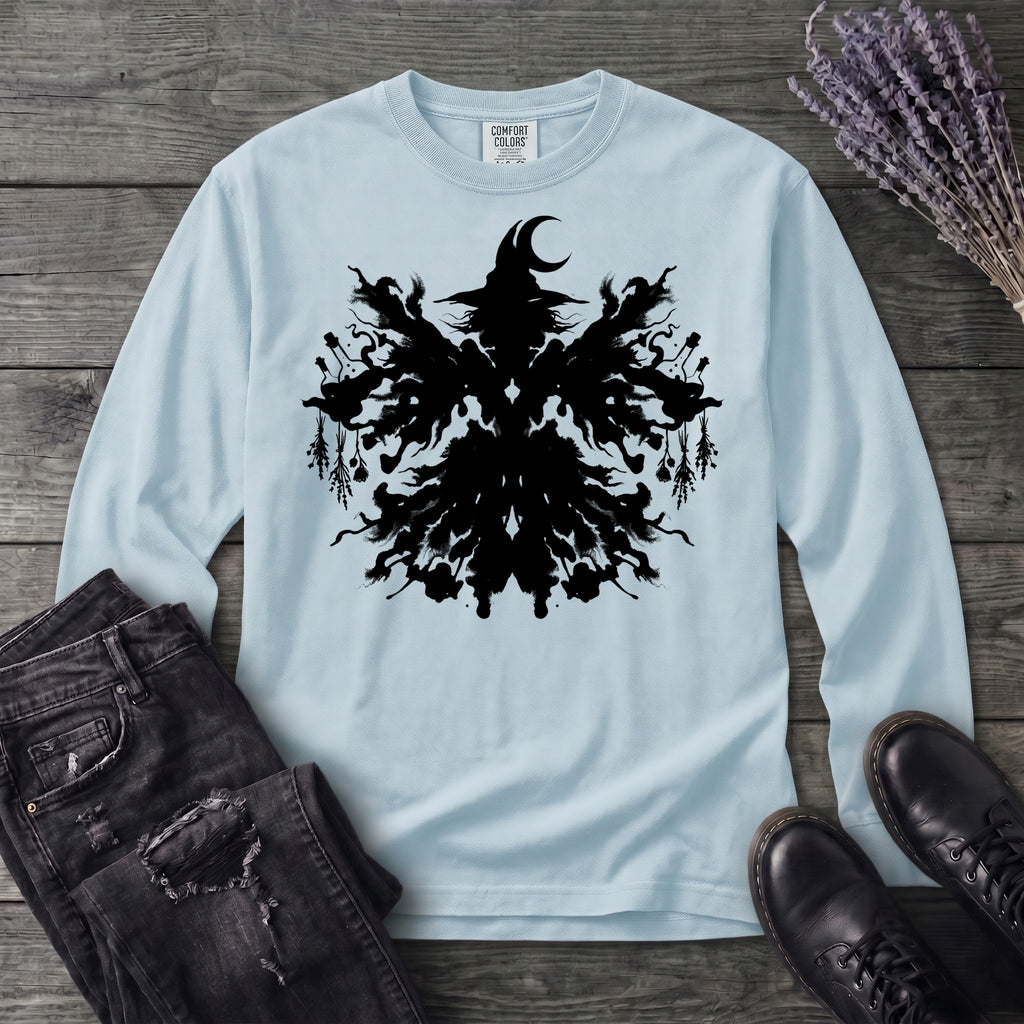inkblot witch Long Sleeve T-Shirt