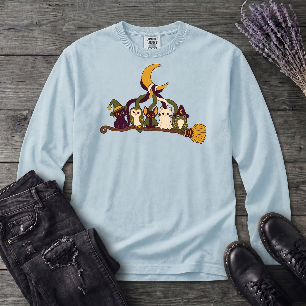 Tether To The Moon Long Sleeve T-Shirt
