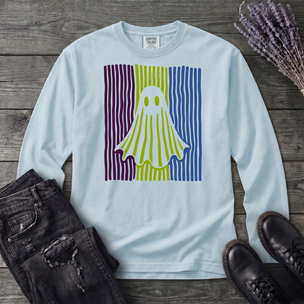 Ghost Stripes Long Sleeve T-Shirt