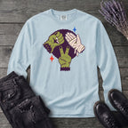 Classic Monster Rock Paper Scissor Game Long Sleeve T-Shirt