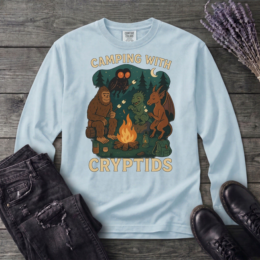 Cryptid Camping Long Sleeve T-Shirt