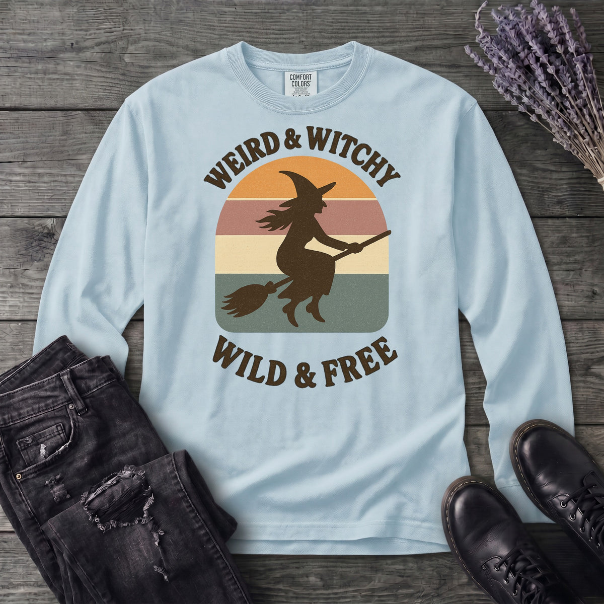 Weird Witchy Wild Free Long Sleeve T-Shirt