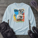 Old School 100 Days Of Learning Long Sleeve T-Shirt