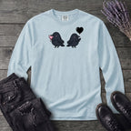 Cute Crow Couple Long Sleeve T-Shirt