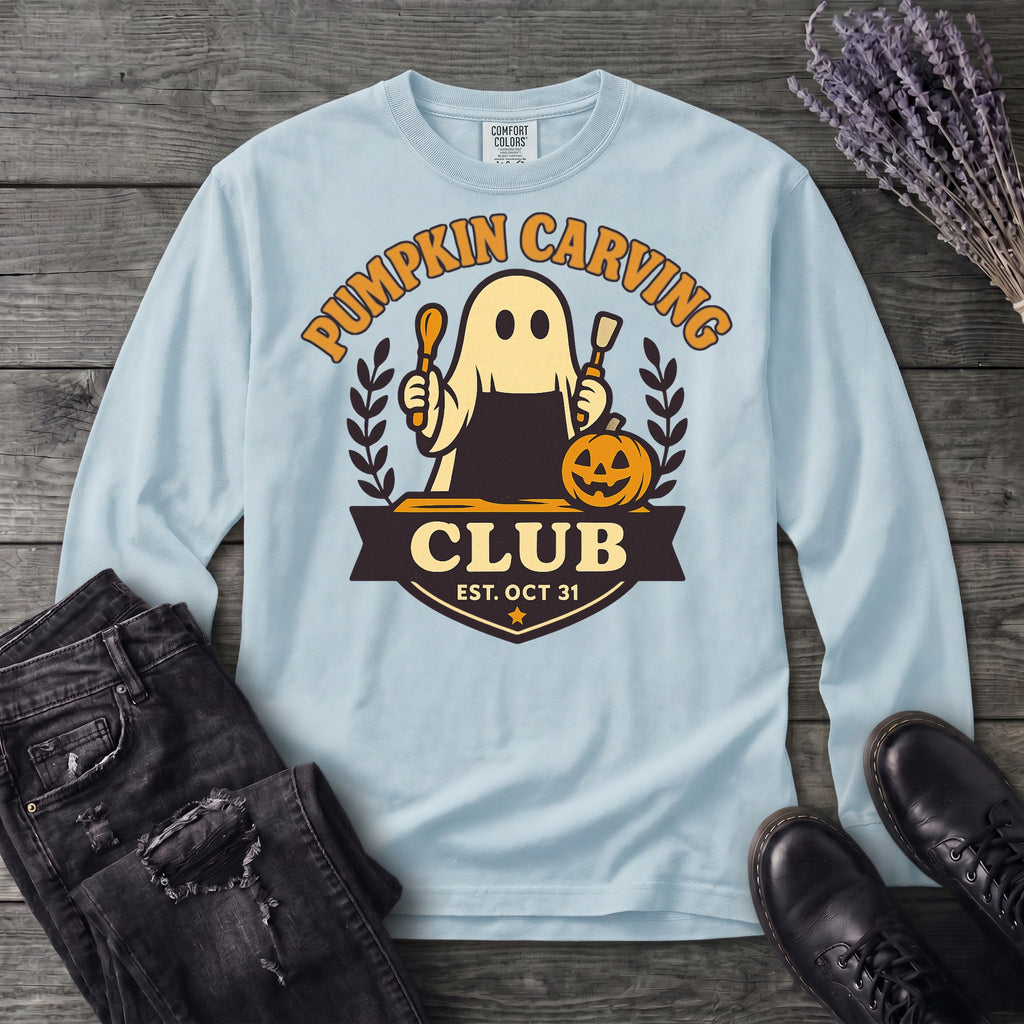 Pumpkin Carving Club Long Sleeve T-Shirt
