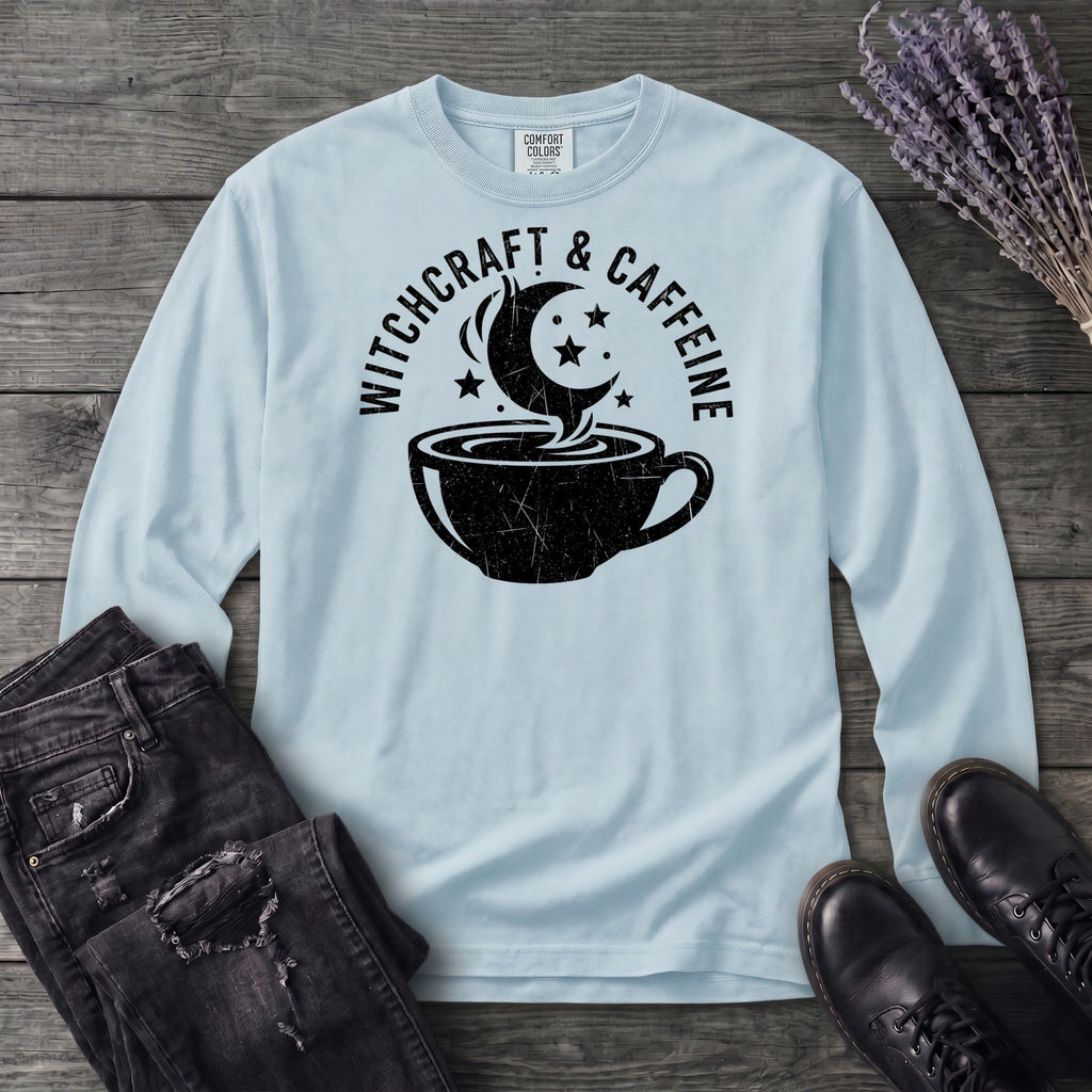 Witchcraft And Caffeine Long Sleeve T-Shirt