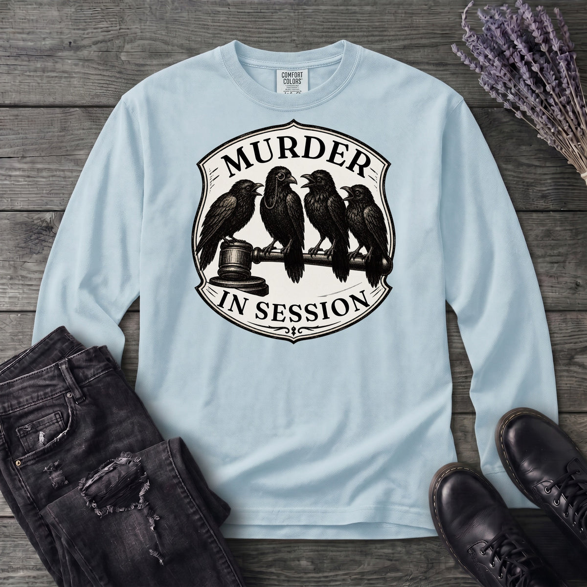 Murder In Session Long Sleeve T-Shirt