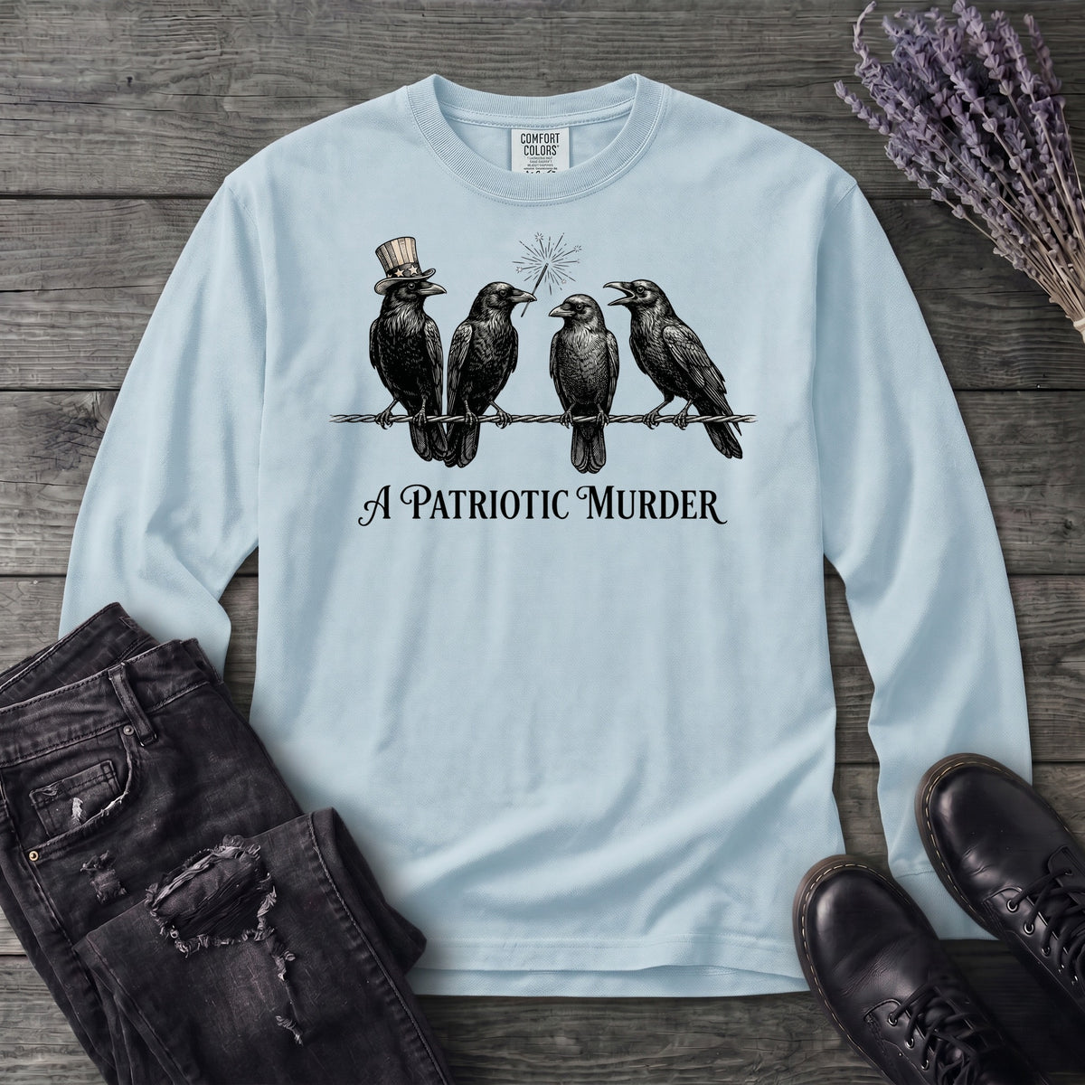 A Patriotic Murder Long Sleeve T-Shirt