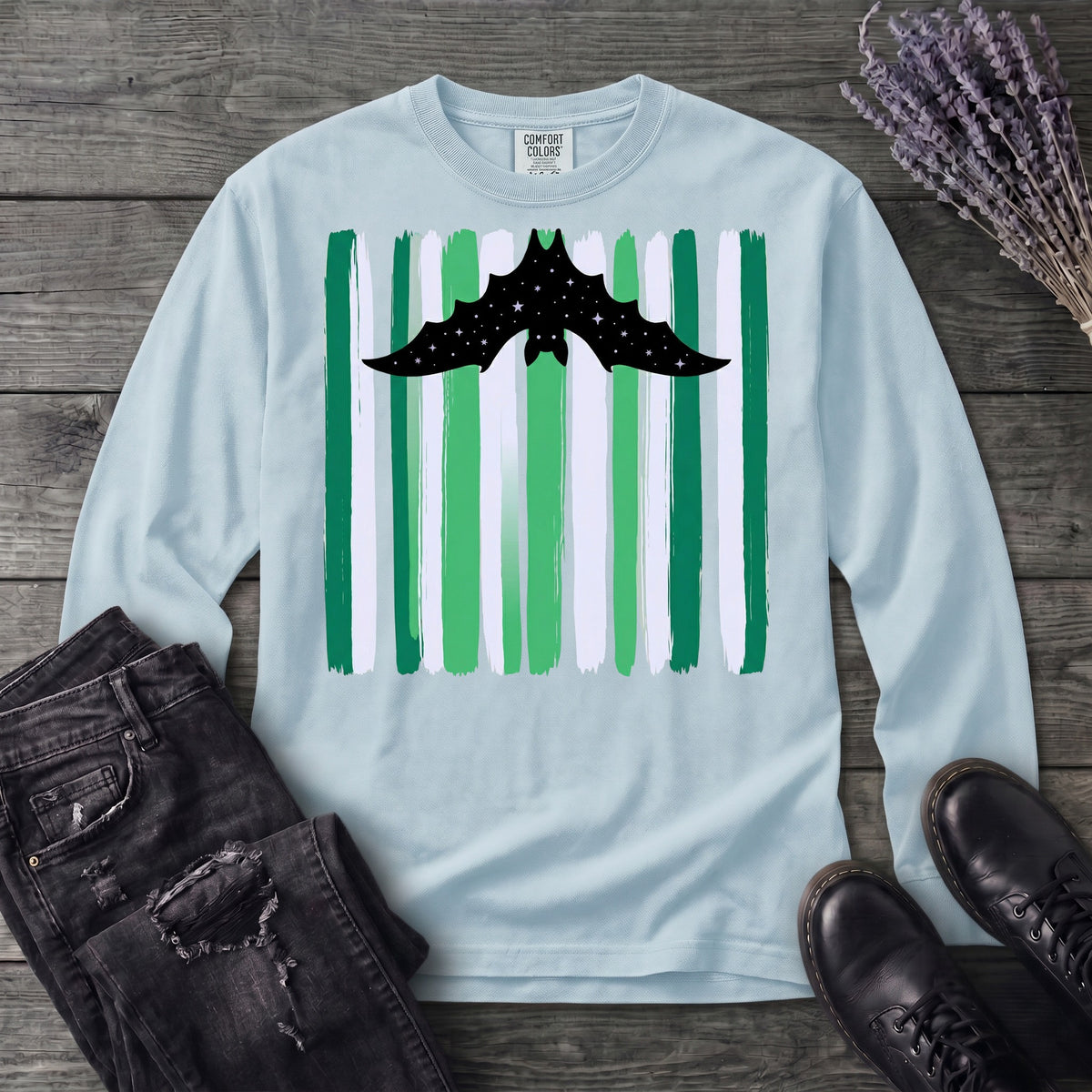 celestial dopamine maximalist bat Long Sleeve T-Shirt