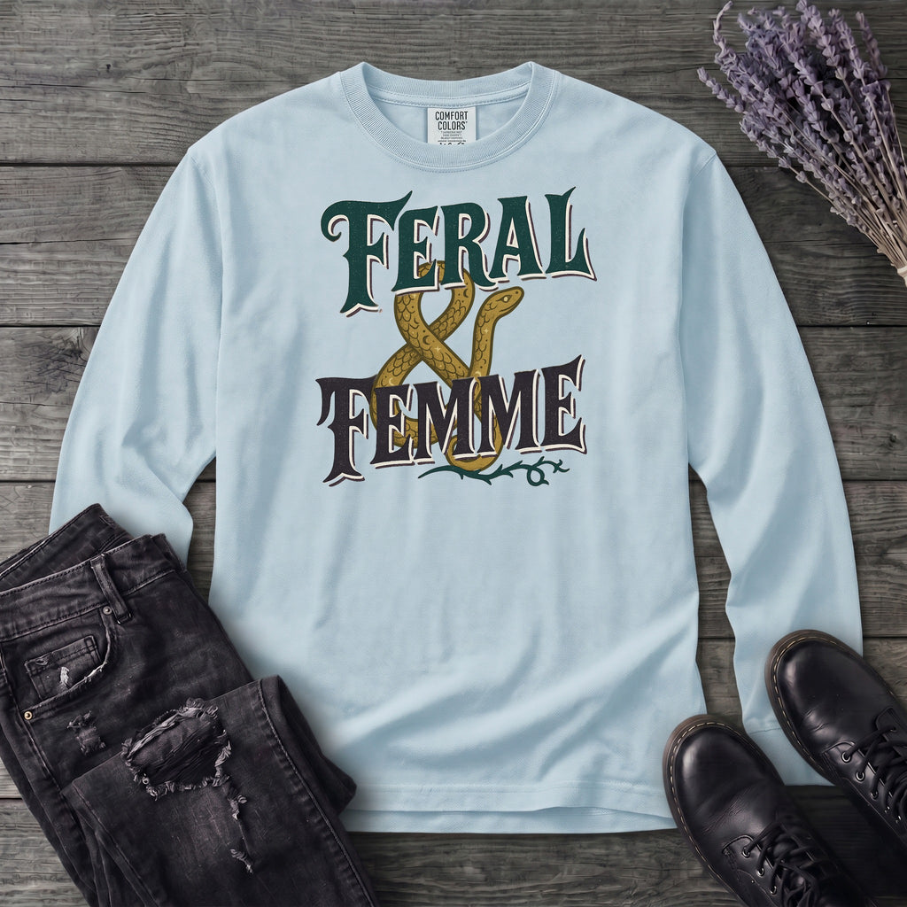 Feral And Femme Long Sleeve T-Shirt