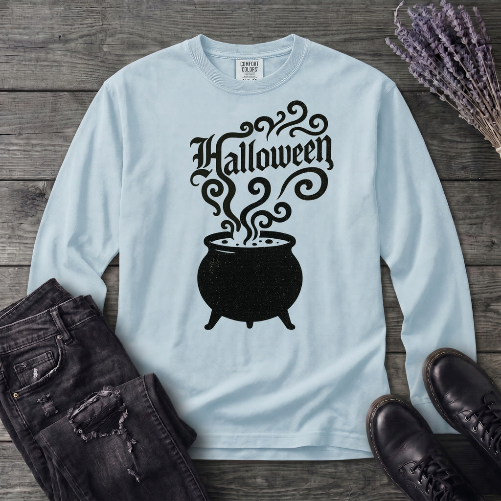 Halloween Cauldron Long Sleeve T-Shirt