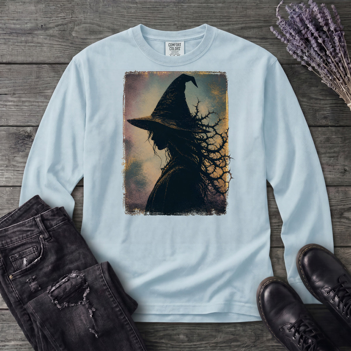 Brambles And Shadows Witch Long Sleeve T-Shirt