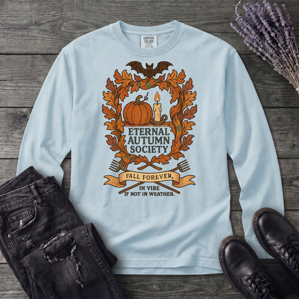 Eternal Autumn Society Long Sleeve T-Shirt