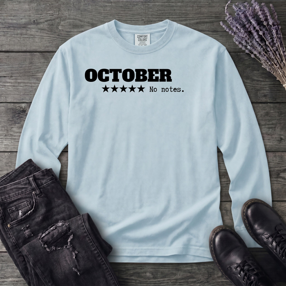 October Review Long Sleeve T-Shirt