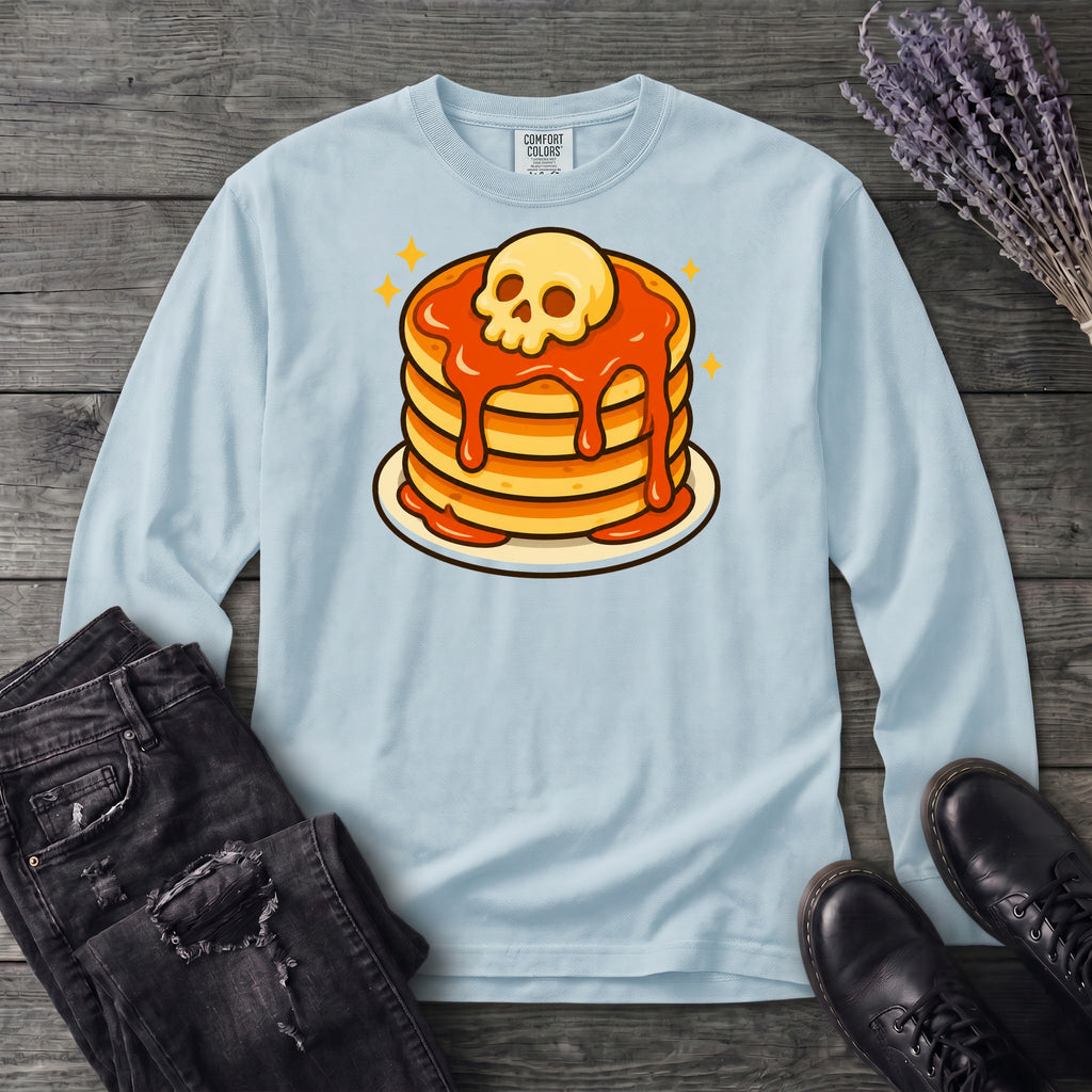 Skull Butter Pancakes Long Sleeve T-Shirt