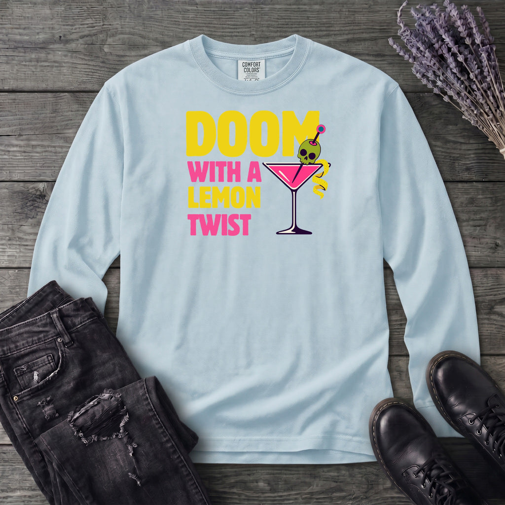 Doom With A Lemon Twist Long Sleeve T-Shirt