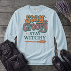 Stay Groovy Stay Witchy Long Sleeve T-Shirt
