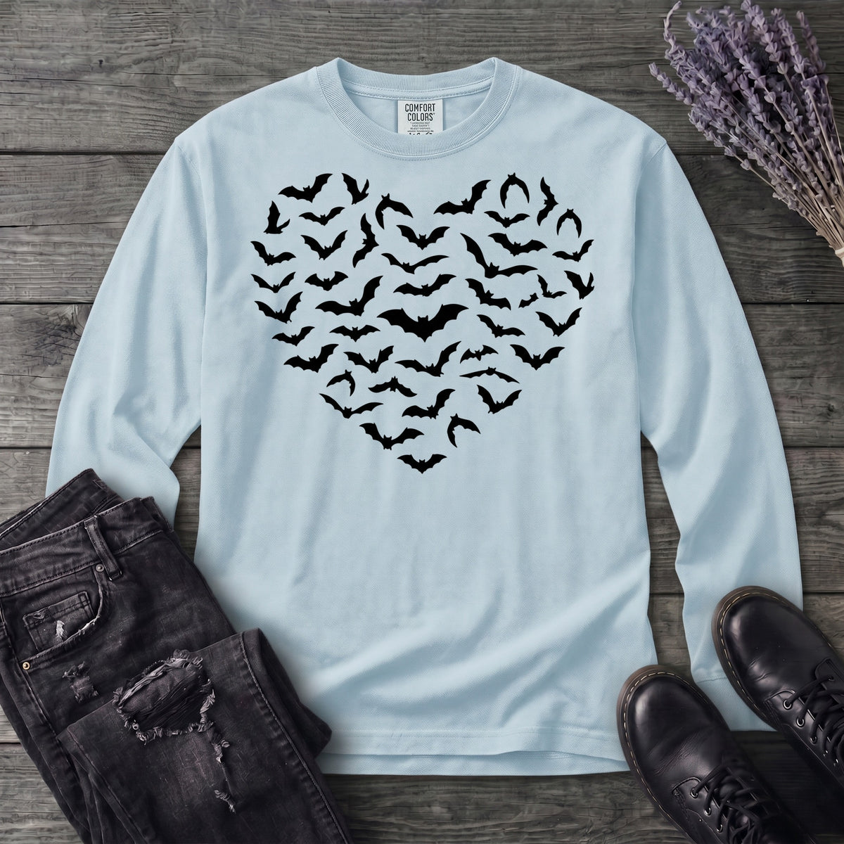 heart of bats Long Sleeve T-Shirt