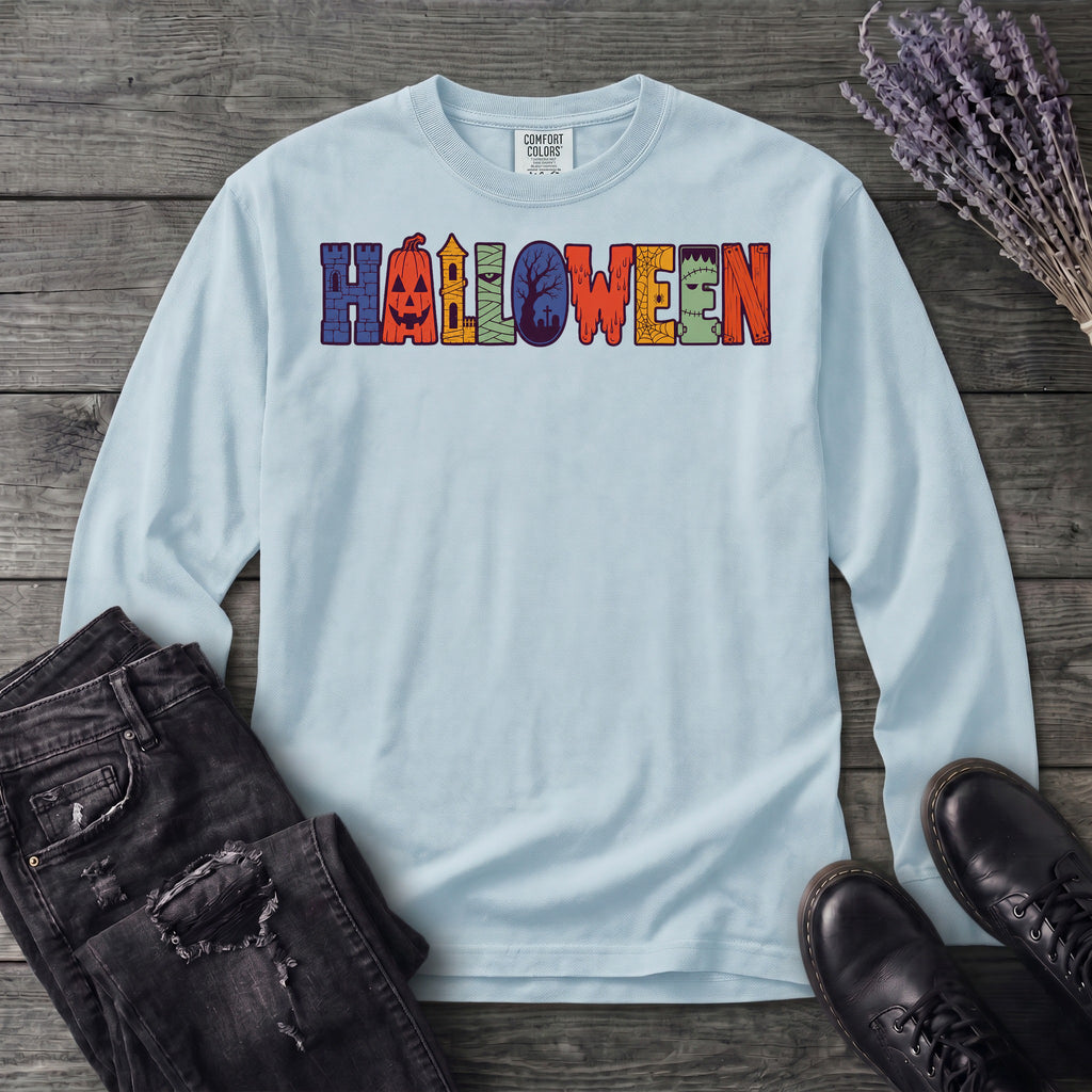 Halloween Icons Long Sleeve T-Shirt