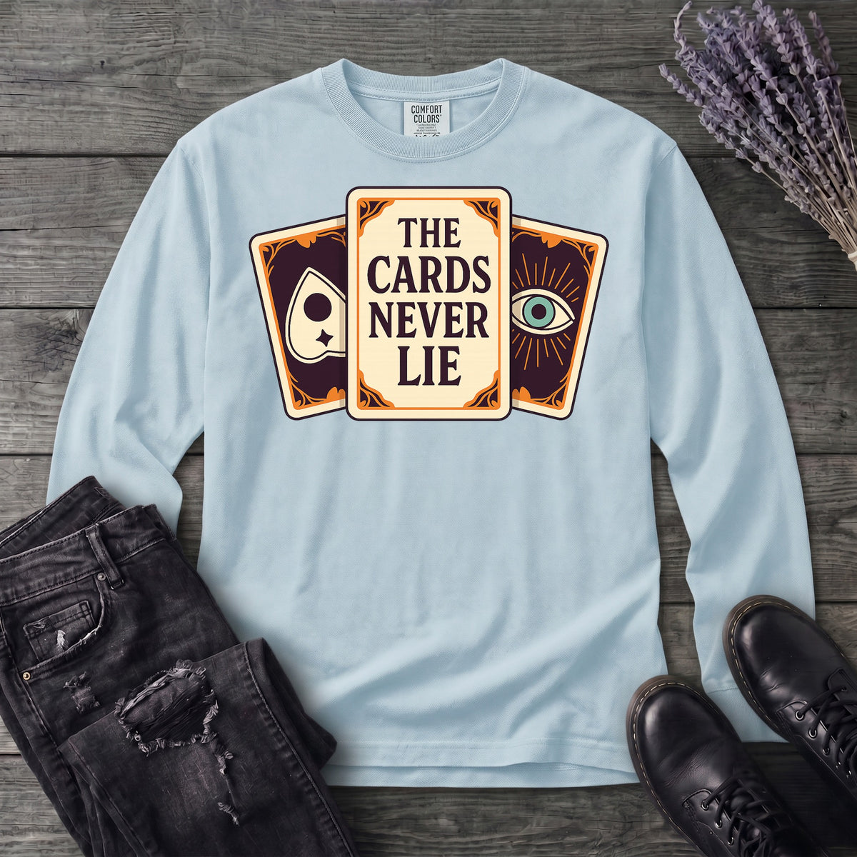 The Cards Never Lie Long Sleeve T-Shirt
