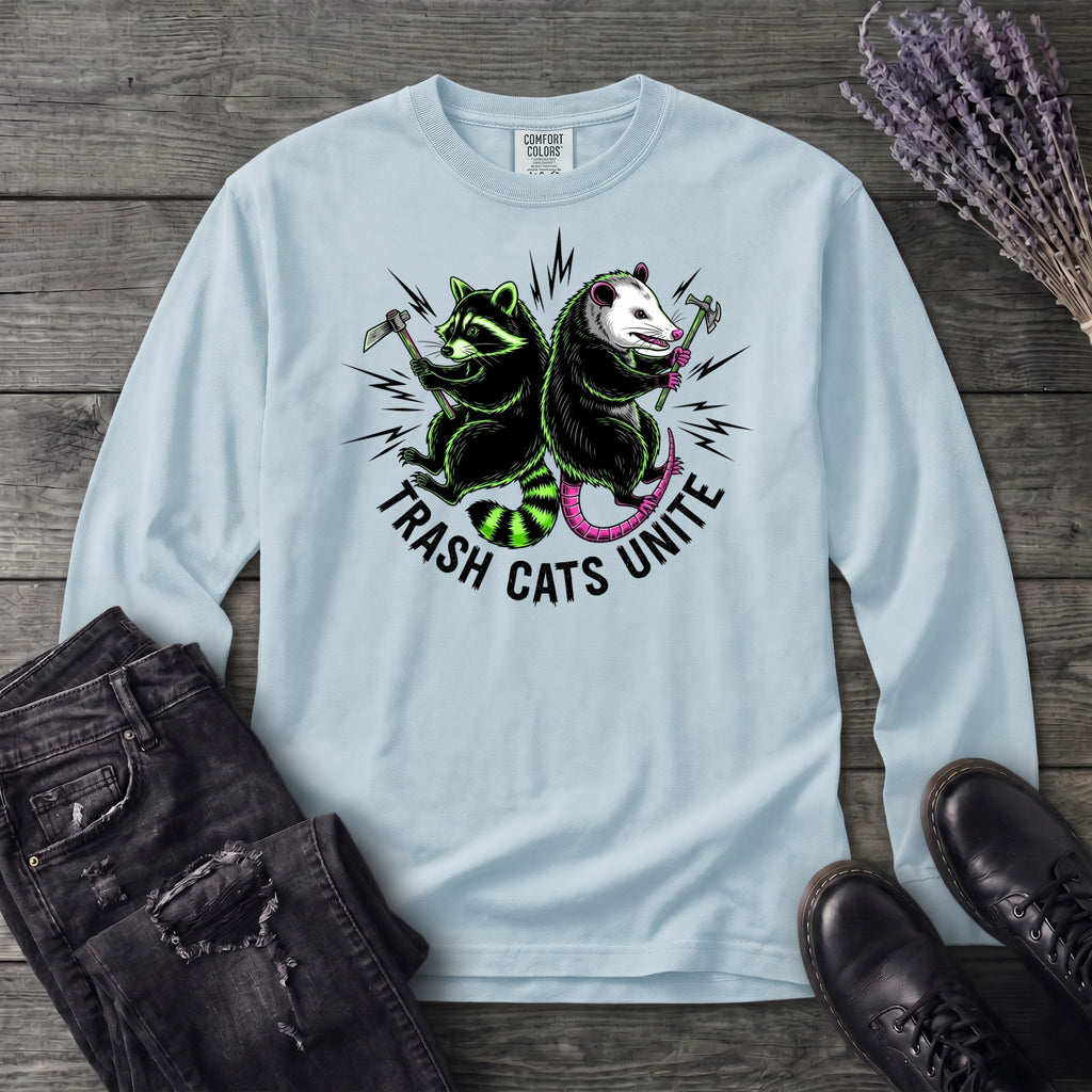 Trash Cats Unite Long Sleeve T-Shirt