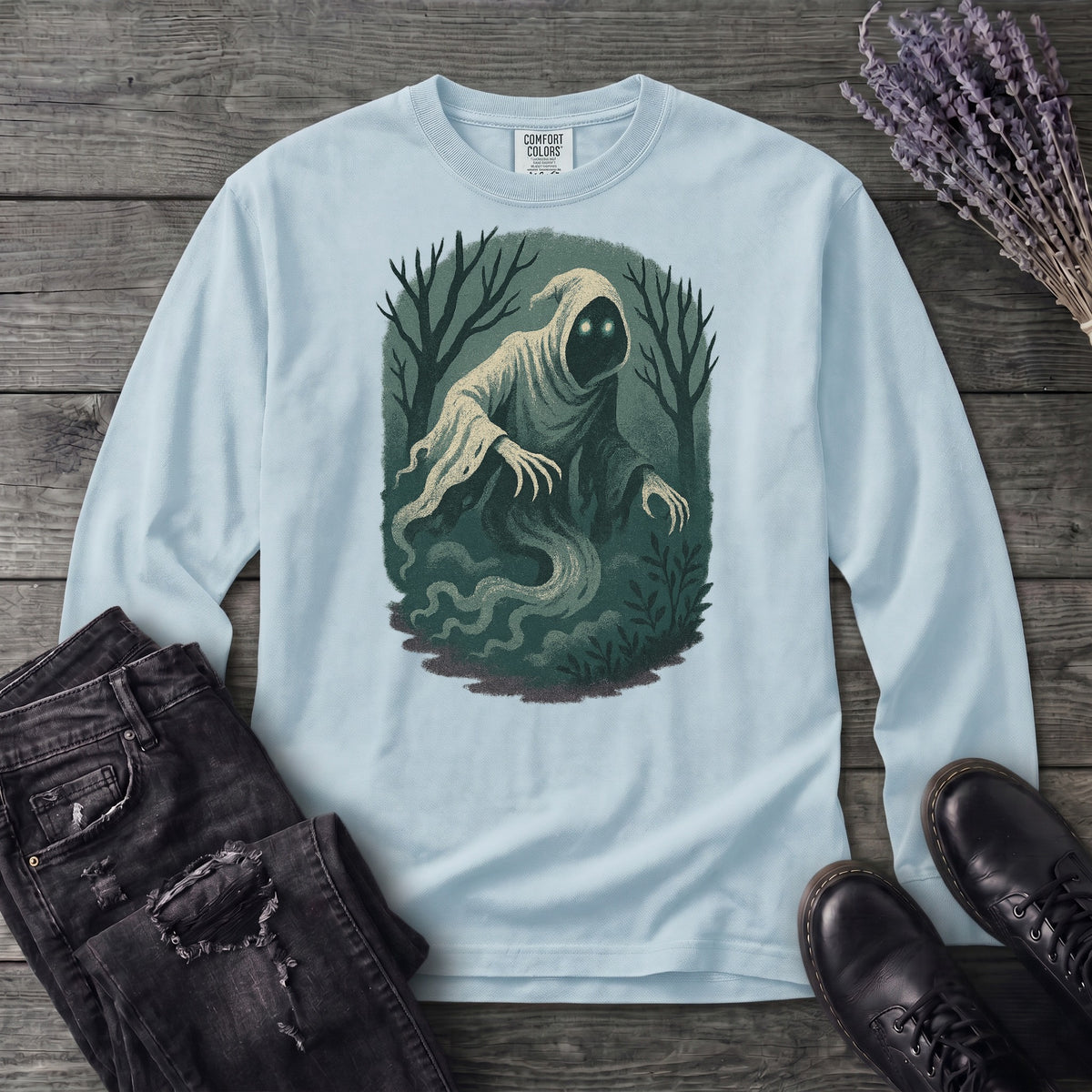 Woodland Spirits Wraith Long Sleeve T-Shirt