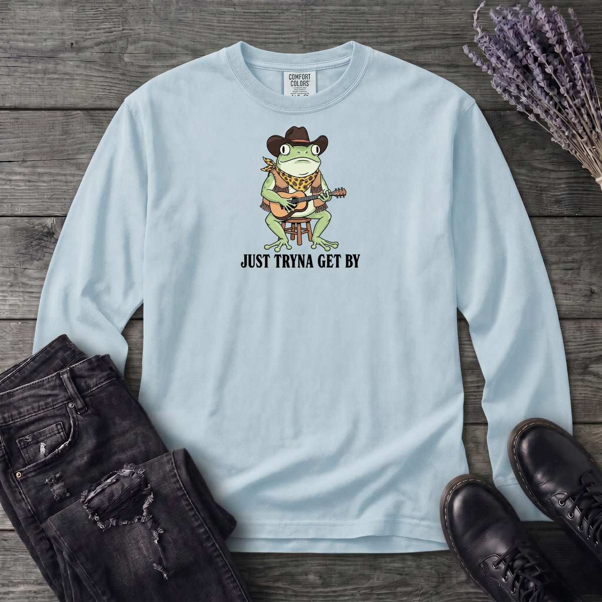 Just Tryna Get By Long Sleeve T-Shirt