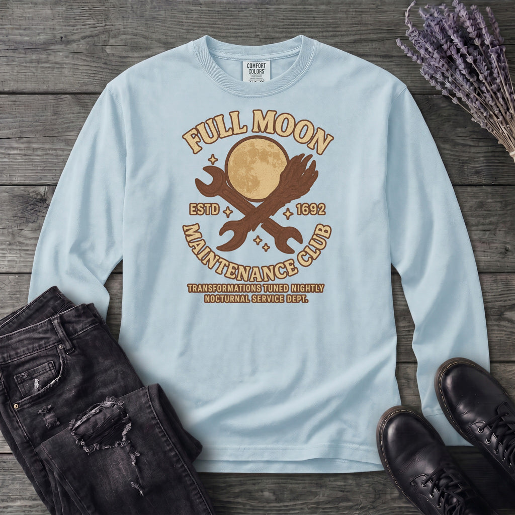 Full Moon Maintenance Long Sleeve T-Shirt