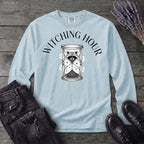 Witching Hour Raccoon Hourglass Long Sleeve T-Shirt