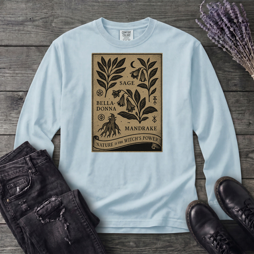 Nature Is The Witchs Power Long Sleeve T-Shirt
