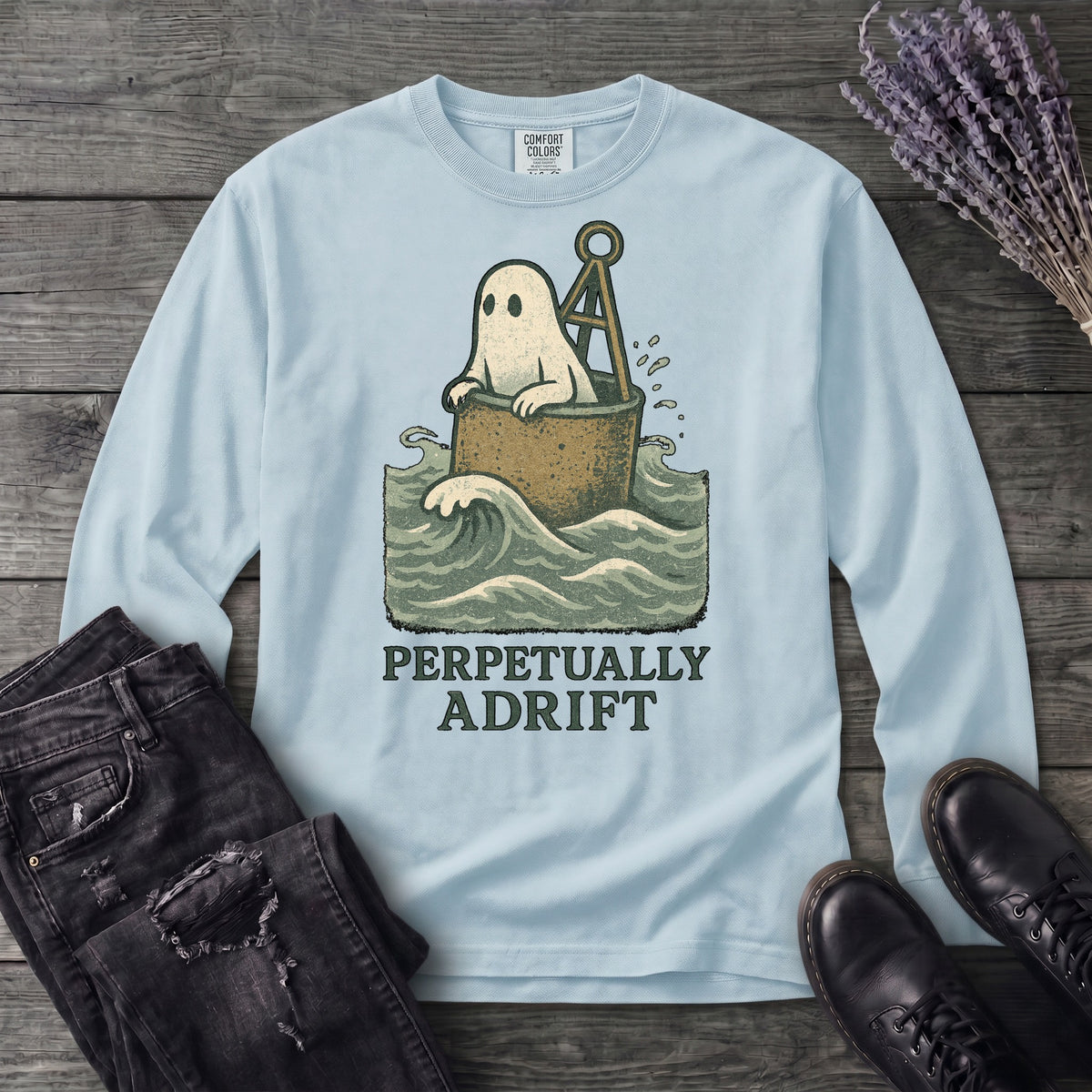 Perpetually Adrift Long Sleeve T-Shirt