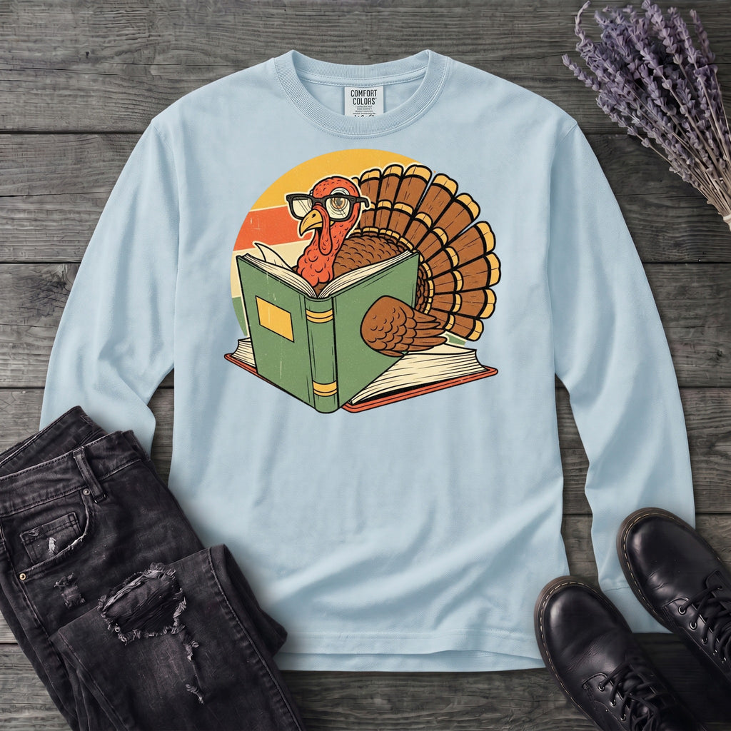Turkey Reading Long Sleeve T-Shirt